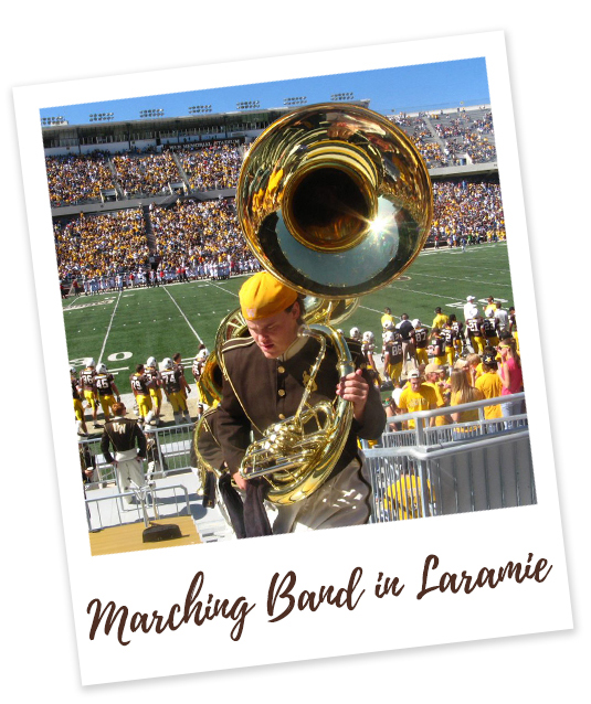 Marching Band in Laramie