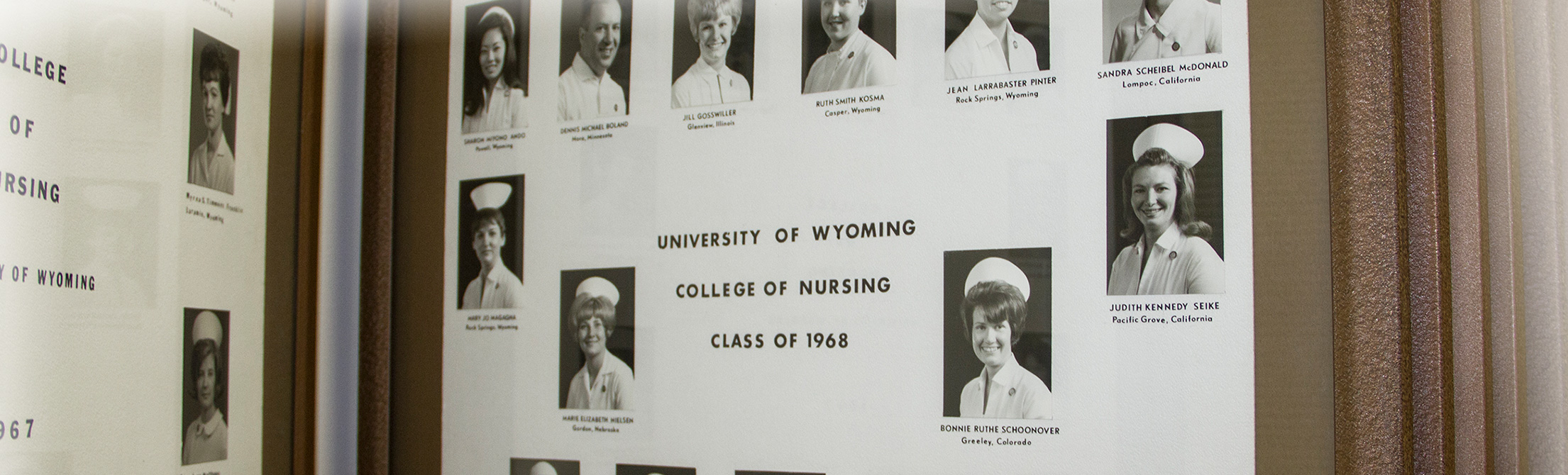 UW School of Nursing ALUMNI page - pictured, class of 1968