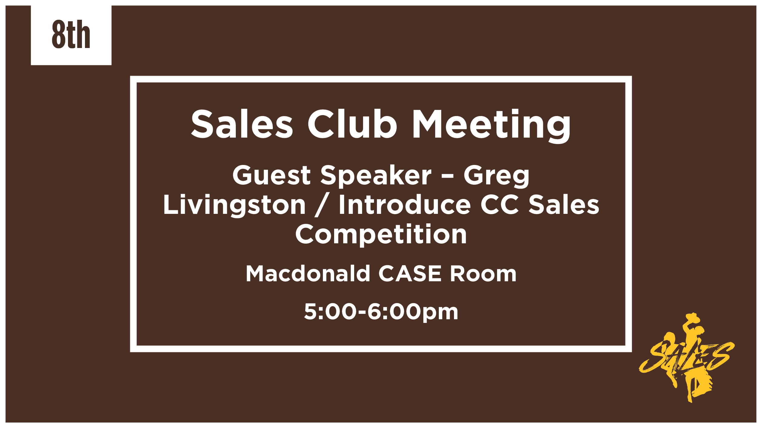 Sales Club Meeting Mar 8