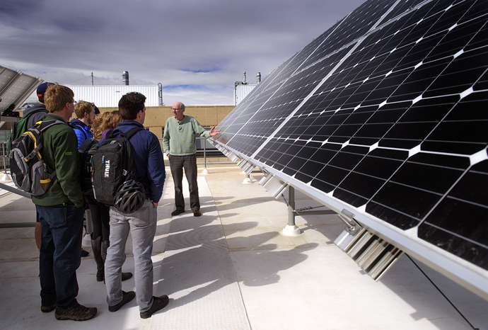 School of Energy Resources Solar Array University of Wyoming
