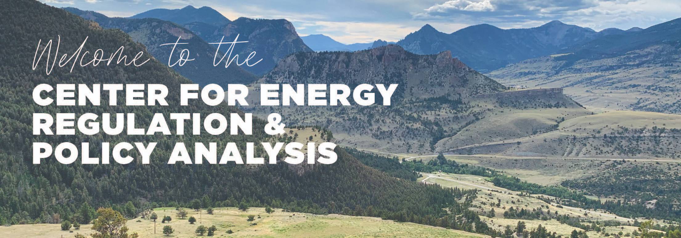 Welcome to the Center for Energy Regulation and Policy Analysis over an industrial energy site