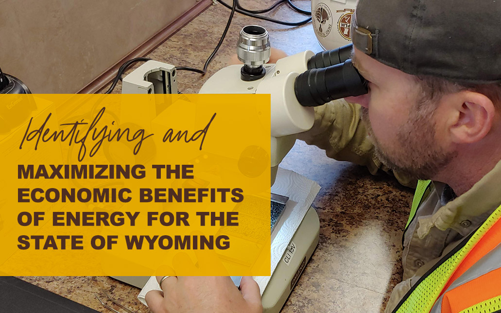 Identifying and maximizing the economic benefits of energy for the state of wyoming