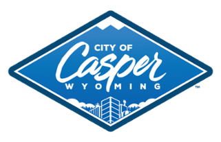 City of Casper Wyoming Logo - Blue