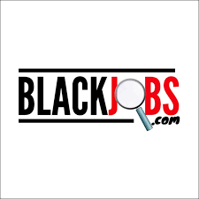 blackjobs.com logo - red, white and black