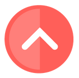 Red and pink Interstride Arrow Icon