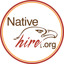 nativehire.com logo- red, orange, and brown