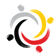 nativepartnerships.com logo - red, grey, black and yellow