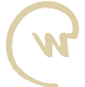Wyoming At Work Logo - a beige W shaped like an @.