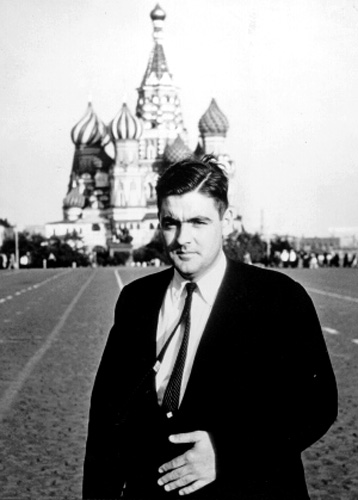 Clay Blair in Moscow, 1956.