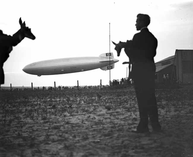 The German dirigible 