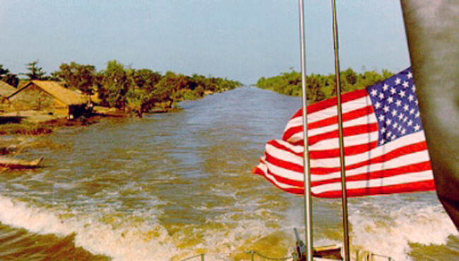 Ha Tien - Rach Gia Canal, November 1968.