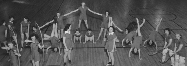 UW Women's Physical Education class