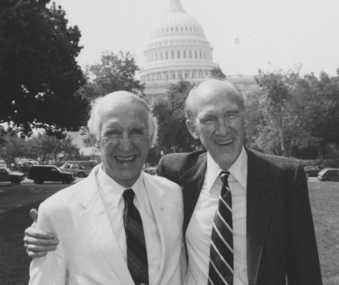 Al and Pete Simpson in Washington D.C.
