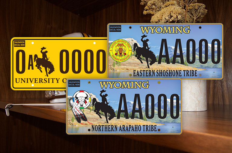 AdSpec Collegiate Luggage Tag Alumni University of Wyoming Luggage Tag Wyoming Word/Alumni 