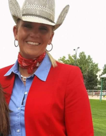 University of Wyoming Horse Judging Team coach, Lacey Lindsay
