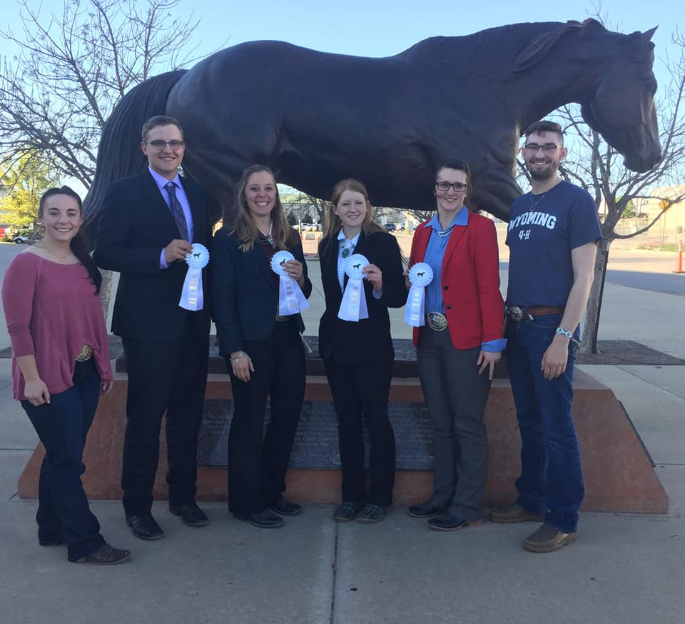 2019 University of Wyoming Horse Judging Team