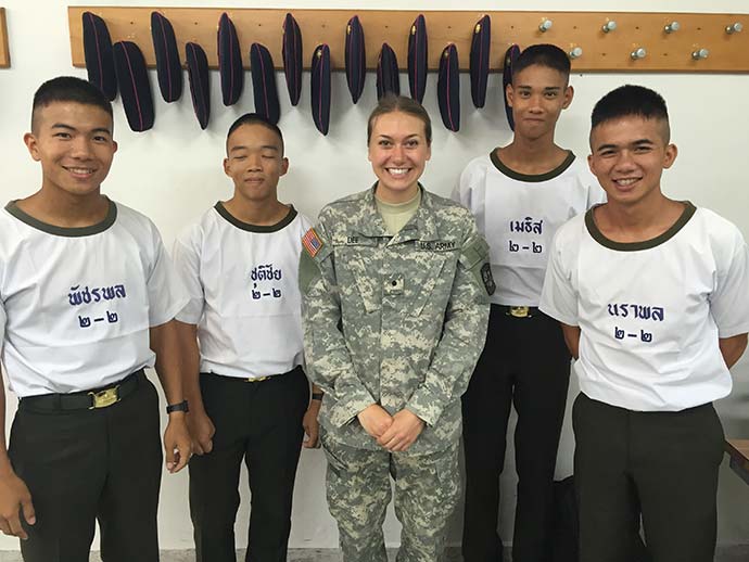 Summer Training Army ROTC Cultural Leadership Program Cadets