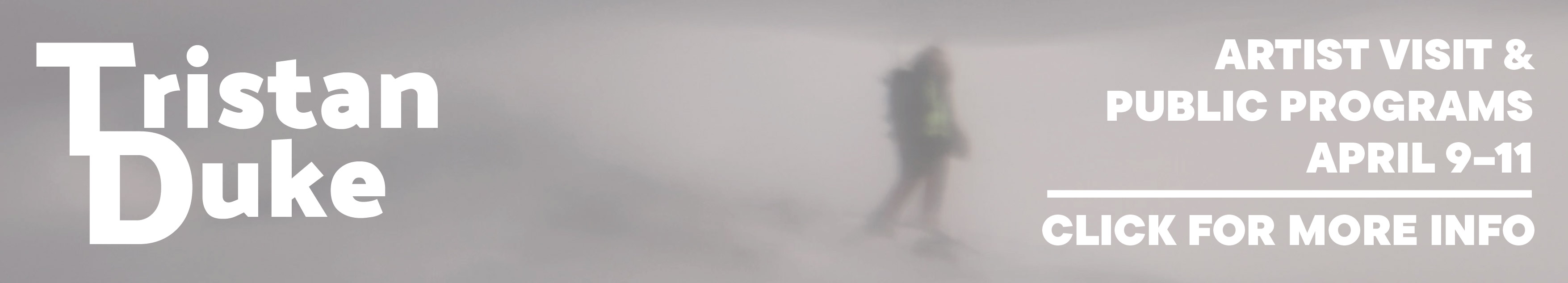 Patrick Kikut Visiting Artist Programming Banner