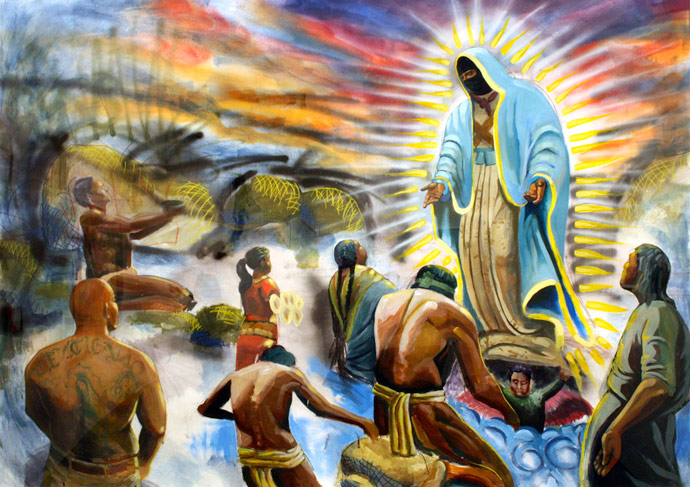 Pablo Andrés Cristi (American, b. 1976), If La Virgen Returned