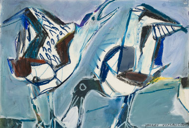 Yaclav Vytlacil (American, 1892-1984), Two Birds