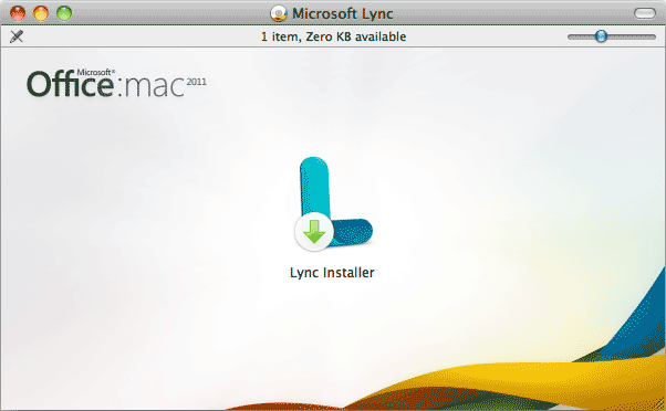 Microsoft Lync window