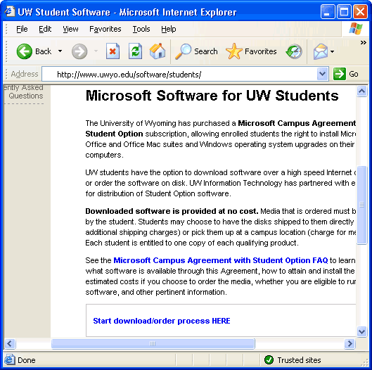 Start Download window