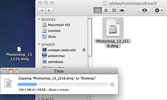 ADOBEPHOTOSHOPCS6MAC$ window