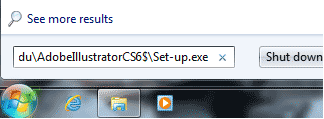 Search programs and files window