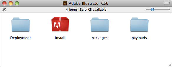 Adobe Illustrator CS6 window