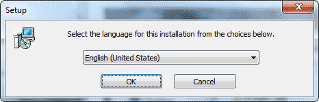 Setup window