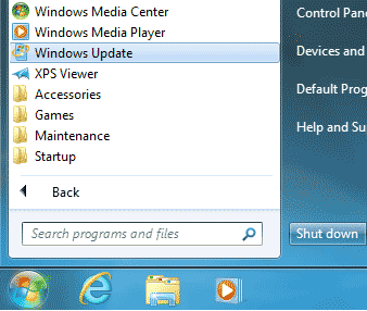 Select Network Location window