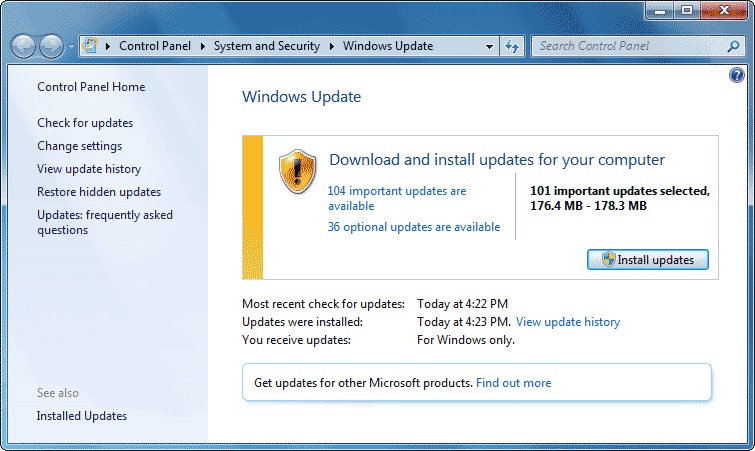 Select Network Location window