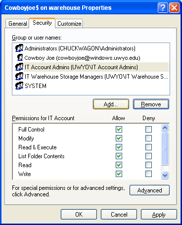 My Computer window