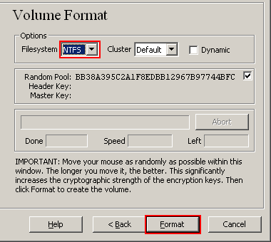 TrueCrypt GUI