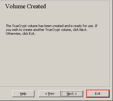 TrueCrypt GUI