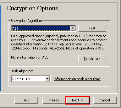 TrueCrypt GUI