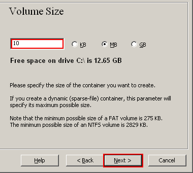 TrueCrypt GUI