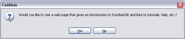 Confirm window