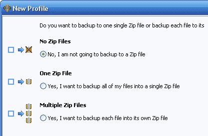 New Profile window