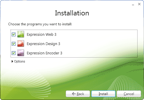 Installation window