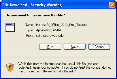 File Download window
