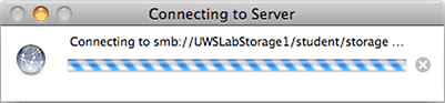Connect to Server window