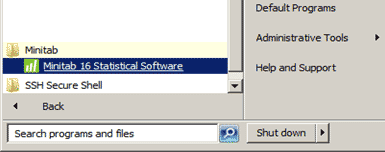 Windows All Programs window