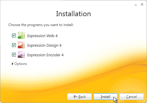 Installation window