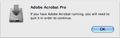 Adobe Acrobat Pro window
