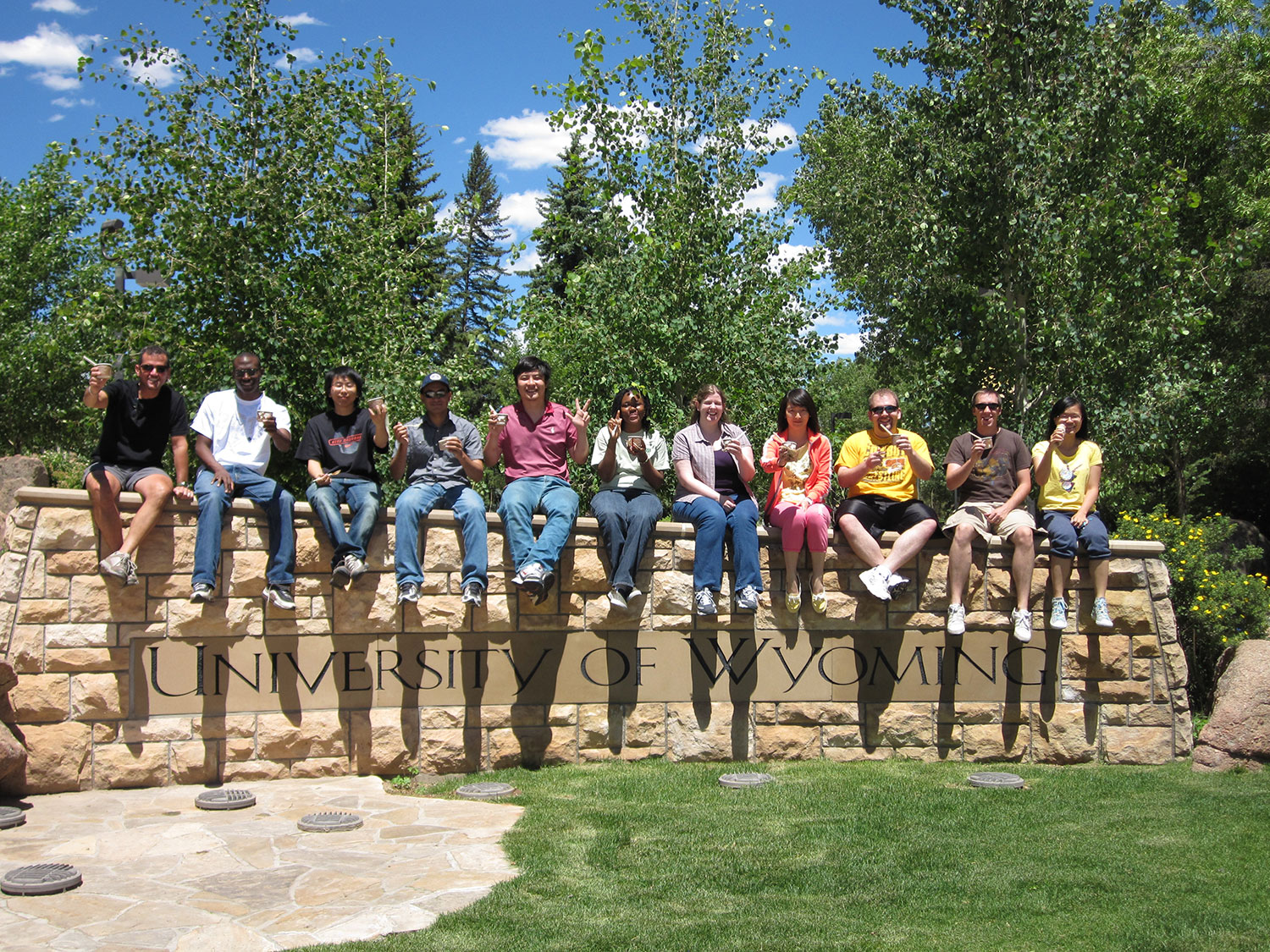 Basile research group, summer 2011