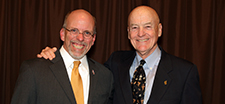 Image of John Mittelstaedt and President Dick McGinity
