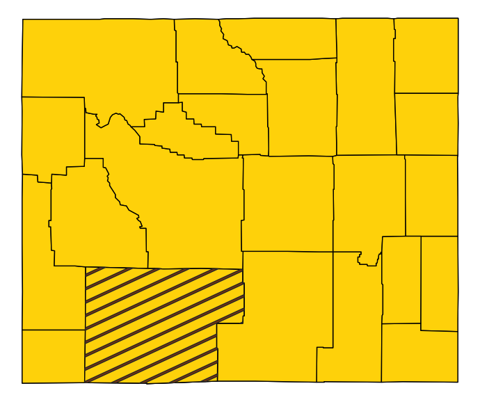 Map showing Sweetwater County