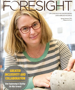 This is an image of the cover of the spring/summer 2021 Foresight issue. 