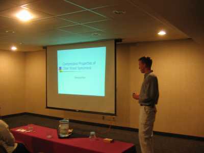 Chris Bergmeier giving presentation